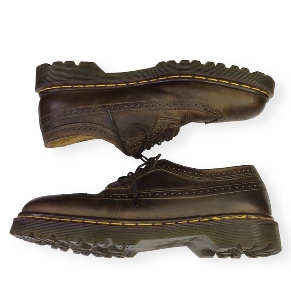Vintage Doc Marten Made in England Wingtip Oxford Shoes Size UK 12. - Picture 1 of 16